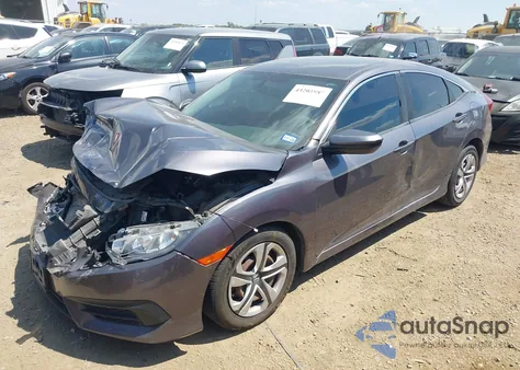 2018 Honda Civic Lx from USA, damaged, VIN 19XFC2F59JE005397
